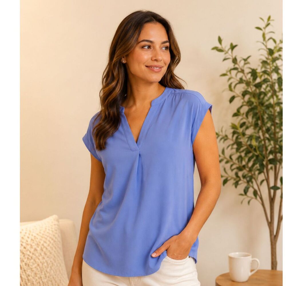 Banana Republic Sleeveless Tunic Blouse – Women's Small, Oversized
